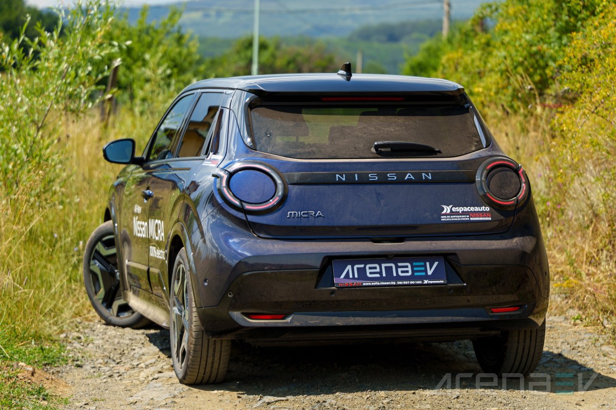  2026 Nissan Micra EV 52 kWh real life range test with 18-inch wheels and summer tires