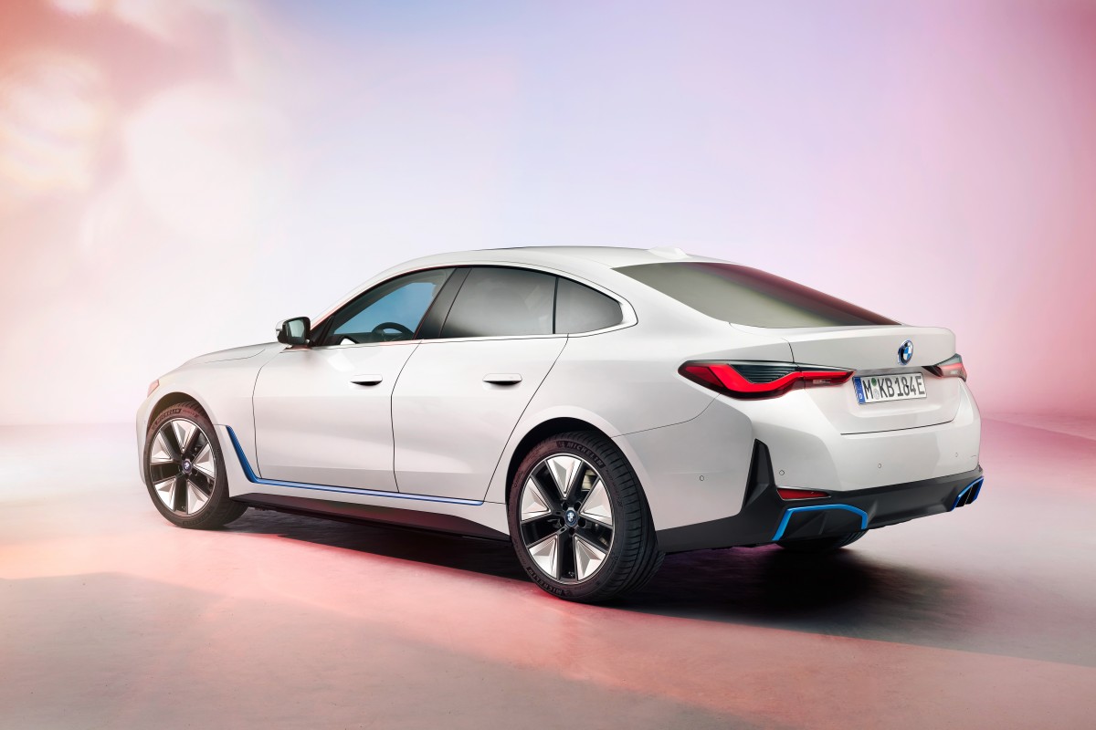 BMW shows off the all-electric i4, whispers a few details about it too