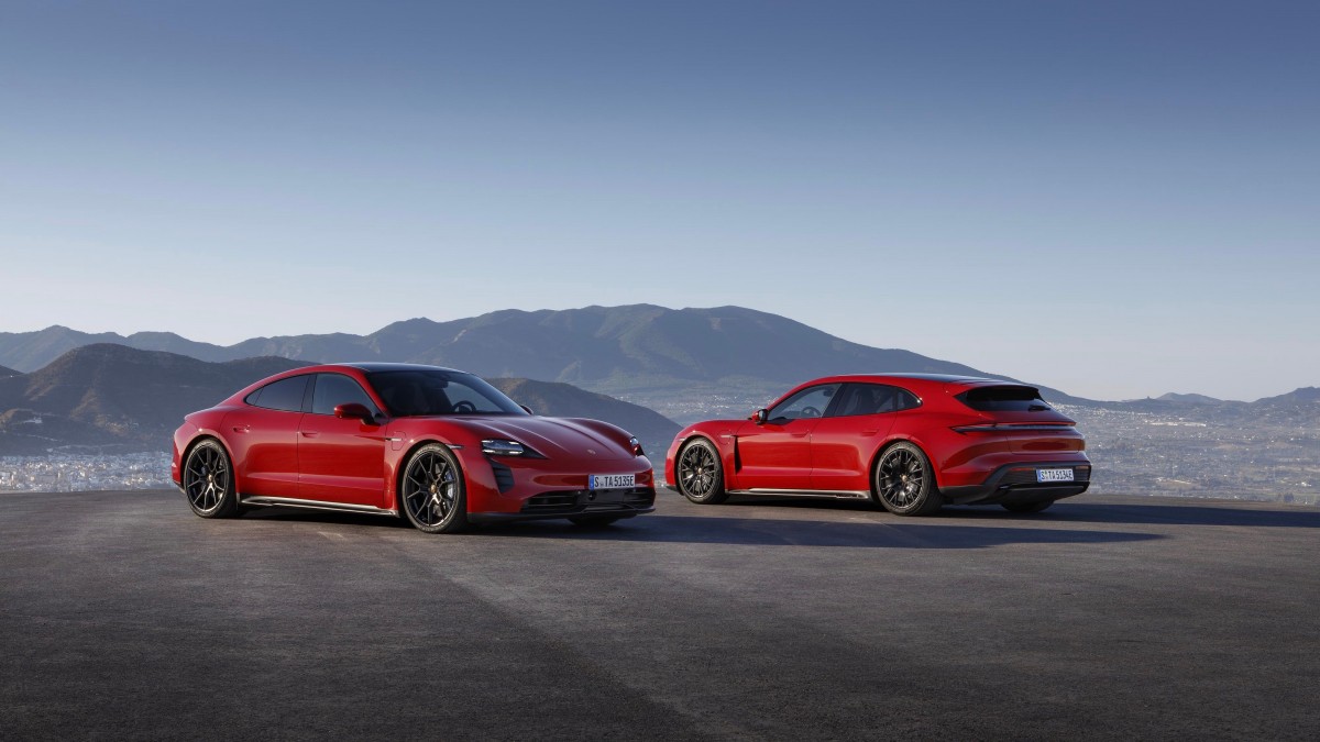 Porsche unveils Taycan GTS and Taycan GTS Sport Turismo with 504km range