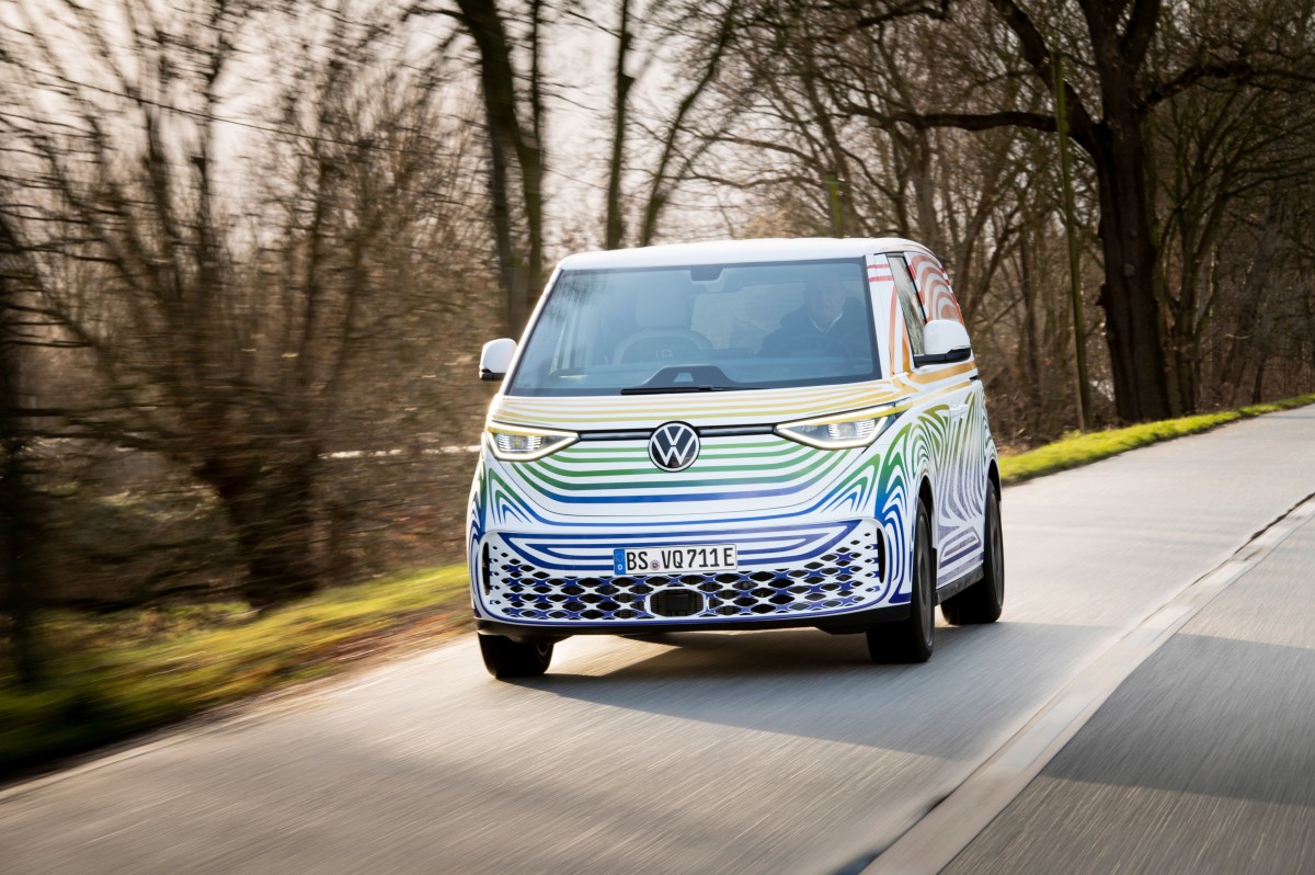 VW teases the ID. Buzz van, which will be fully unveiled on March 9