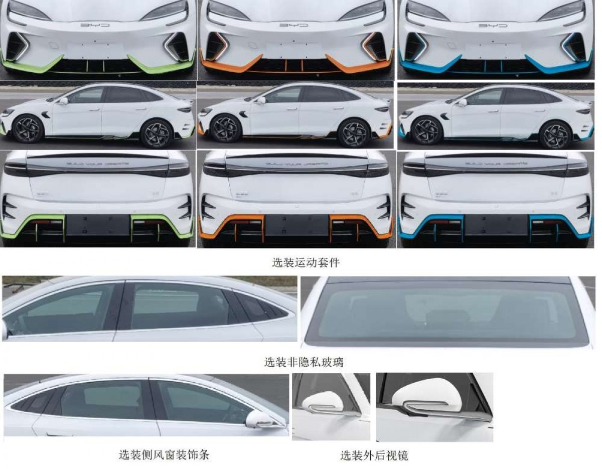 BYD Seal revealed in regulatory filing, here's what the Tesla Model 3 rival looks like