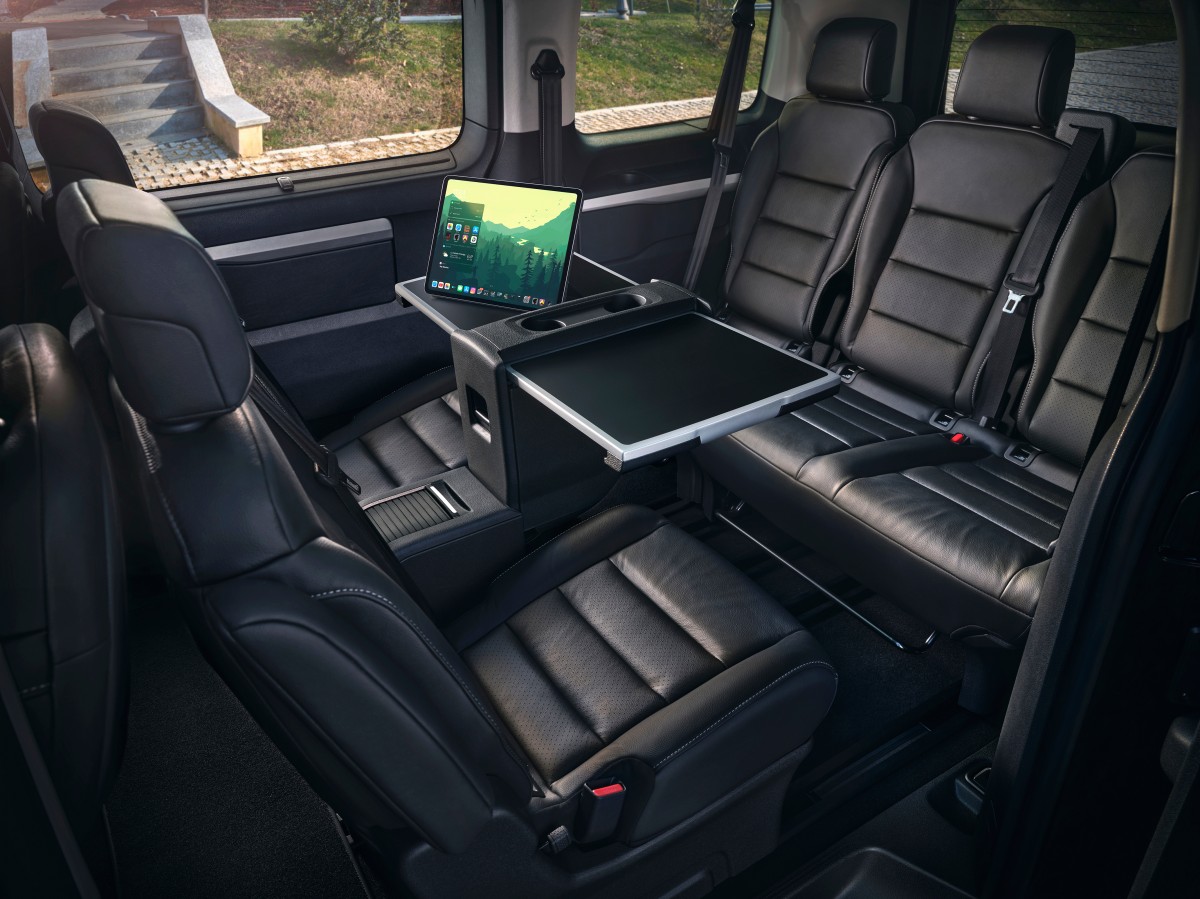 Fiat unveils E-Ulysse MPV with a living room internal configuration