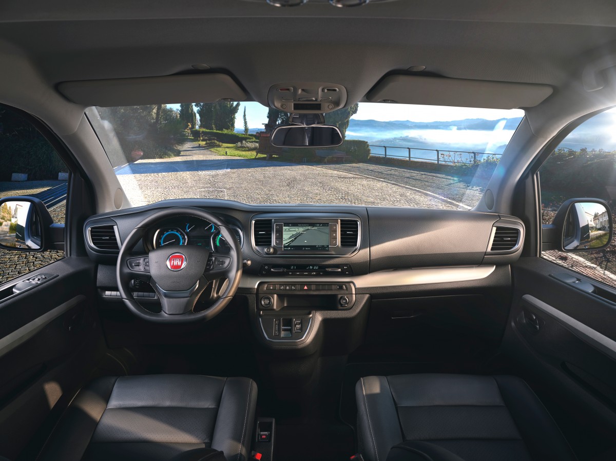 Fiat unveils E-Ulysse MPV with a living room internal configuration