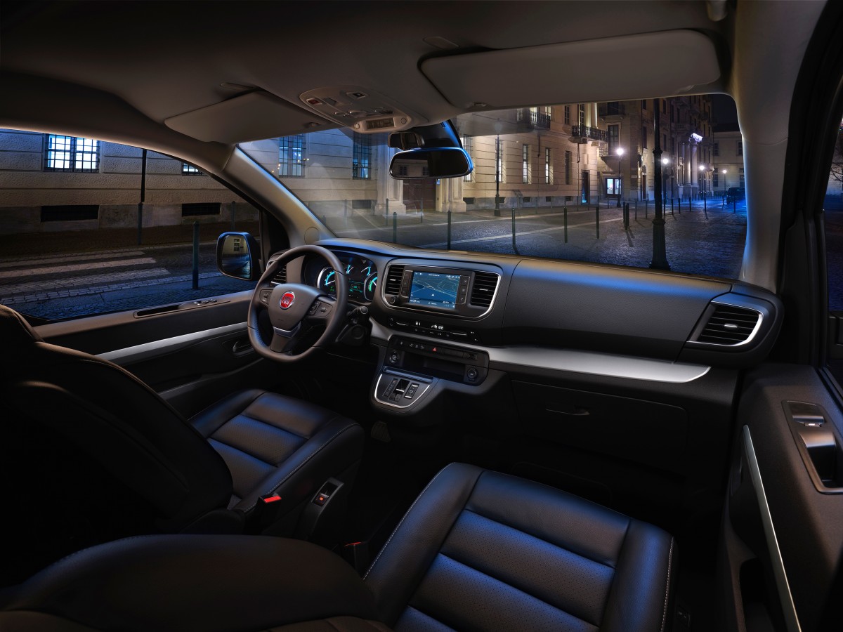 Fiat unveils E-Ulysse MPV with a living room internal configuration