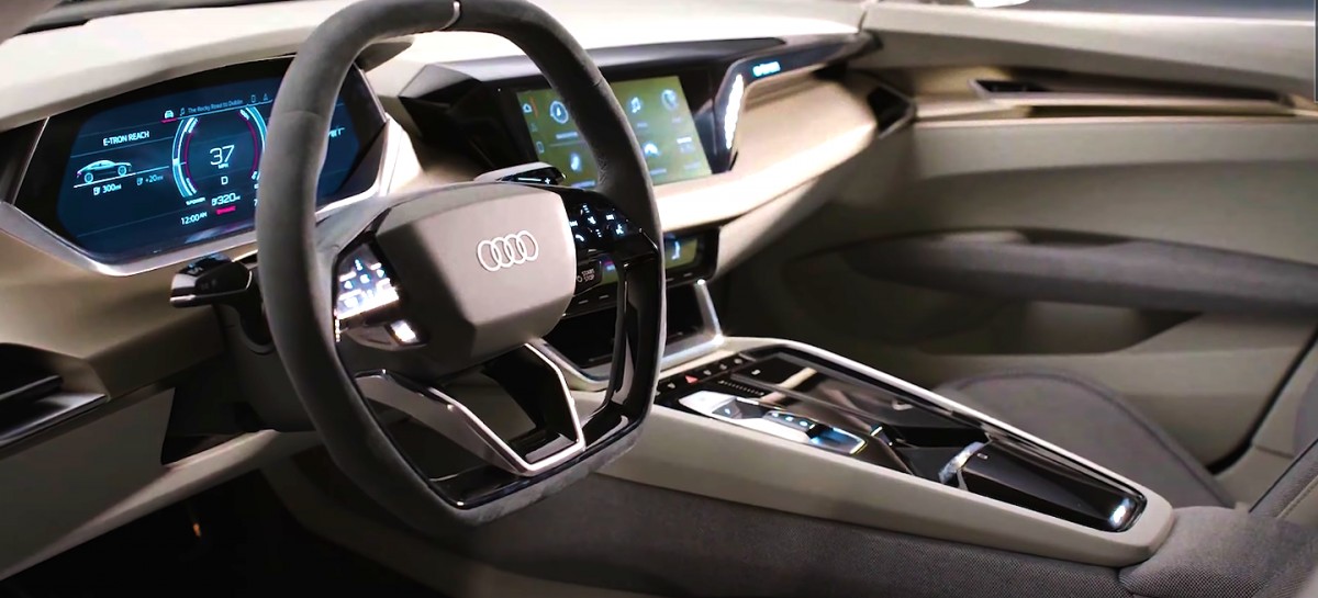 Audi Ag e-tro interior revealed