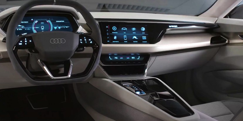 Audi A6 e-tron interior revealed - ArenaEV news