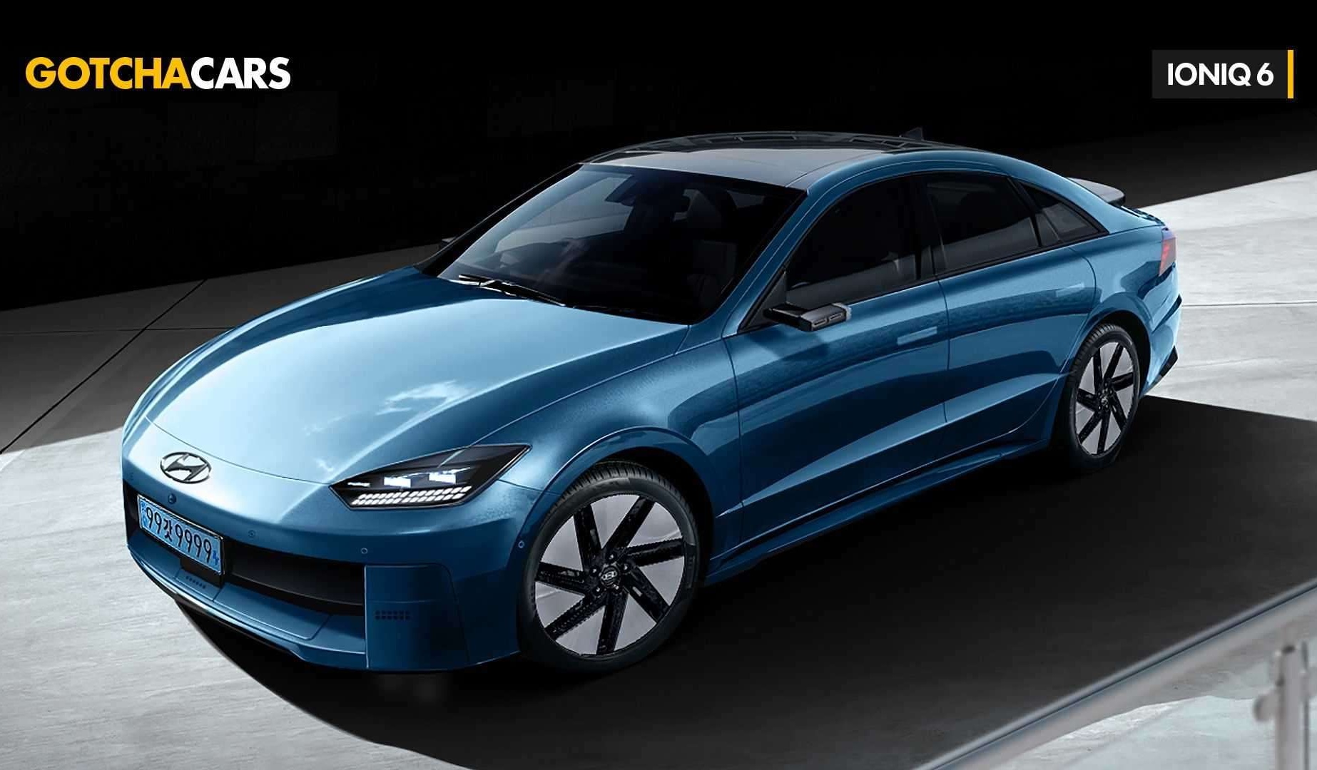 Hyundai Ioniq 6 renders show a sexy sedan without the camo - ArenaEV