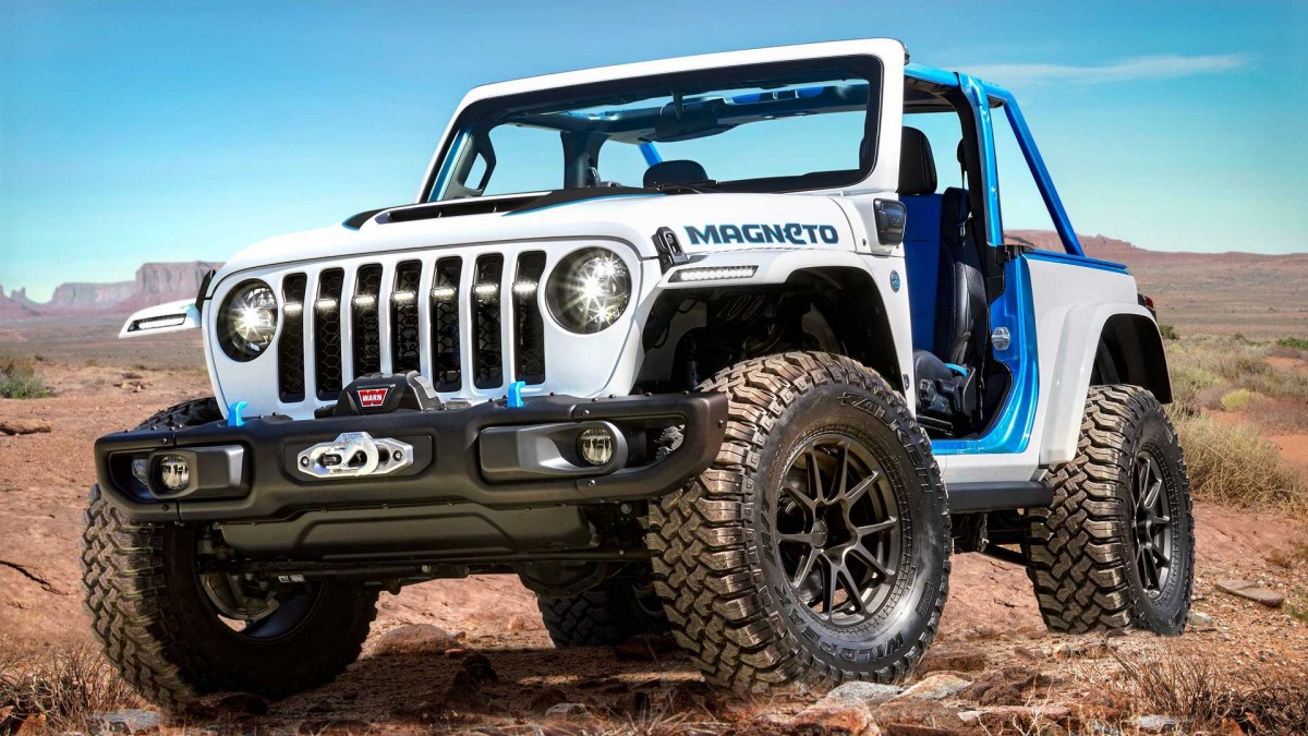 Jeep Wrangler Magneto will go 0 to 60 in 2 seconds