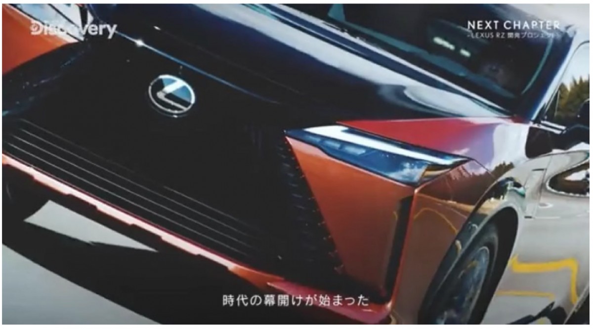 В Японии просочились официальные изображения Lexus RZ 450e