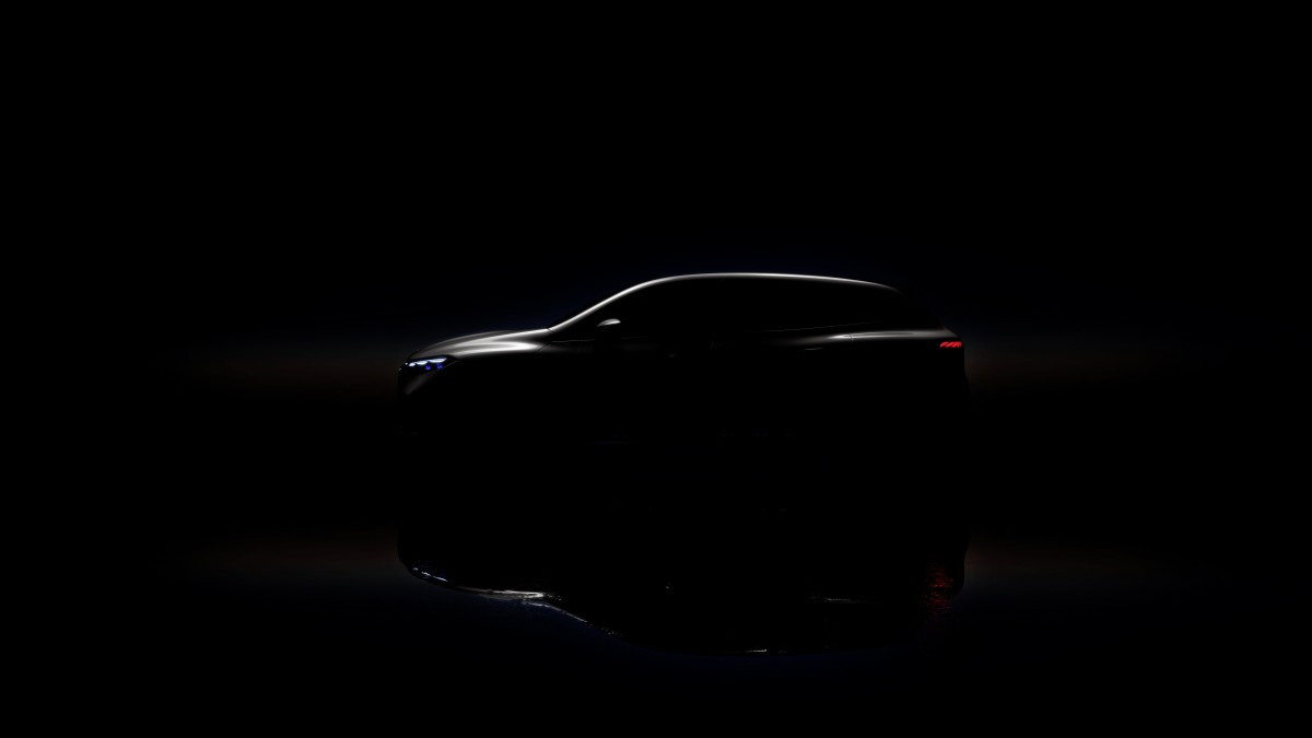 Mercedes EQS SUV will be officially announced on April 19, new teaser image out