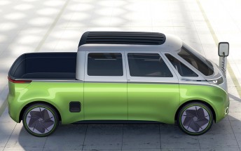 VW shows an ID. Buzz pick-up concept, thinks of expanding US plant to make it