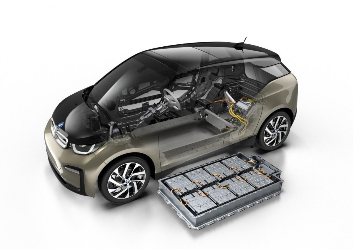 The 120 Ah/37.9 kWh high voltage battery of the BMW i3
