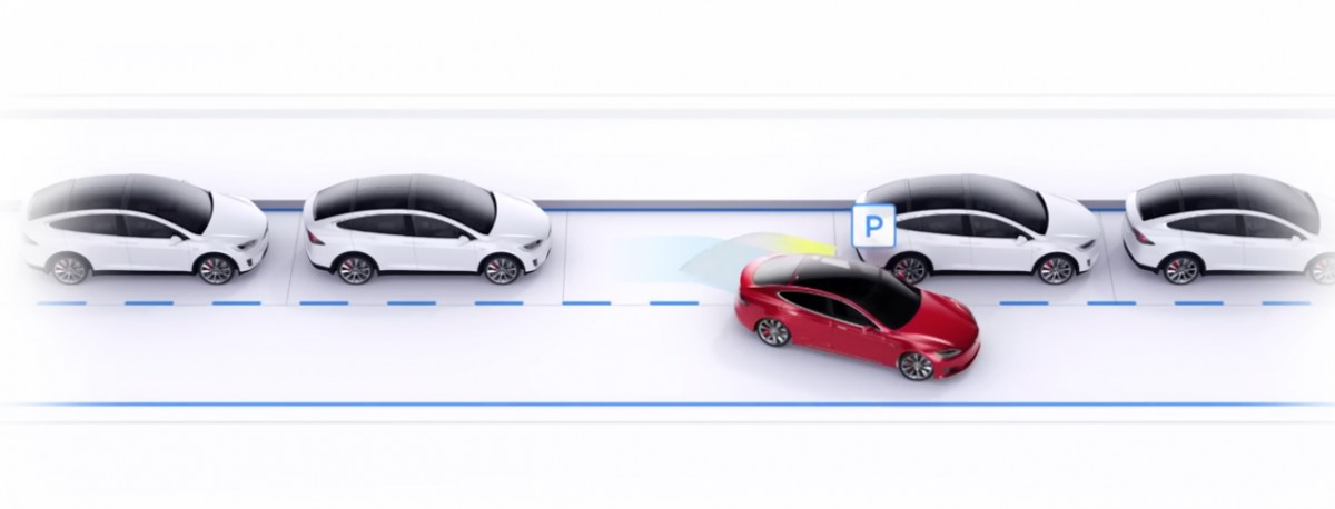 Tesla FSD Parking