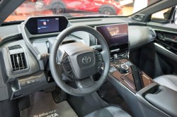 The interior of Toyota bZ4X
