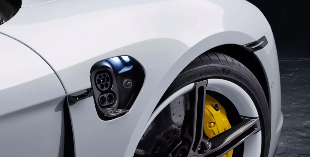Taycan's powerful electric motors can charge the battery at 290kW when braking