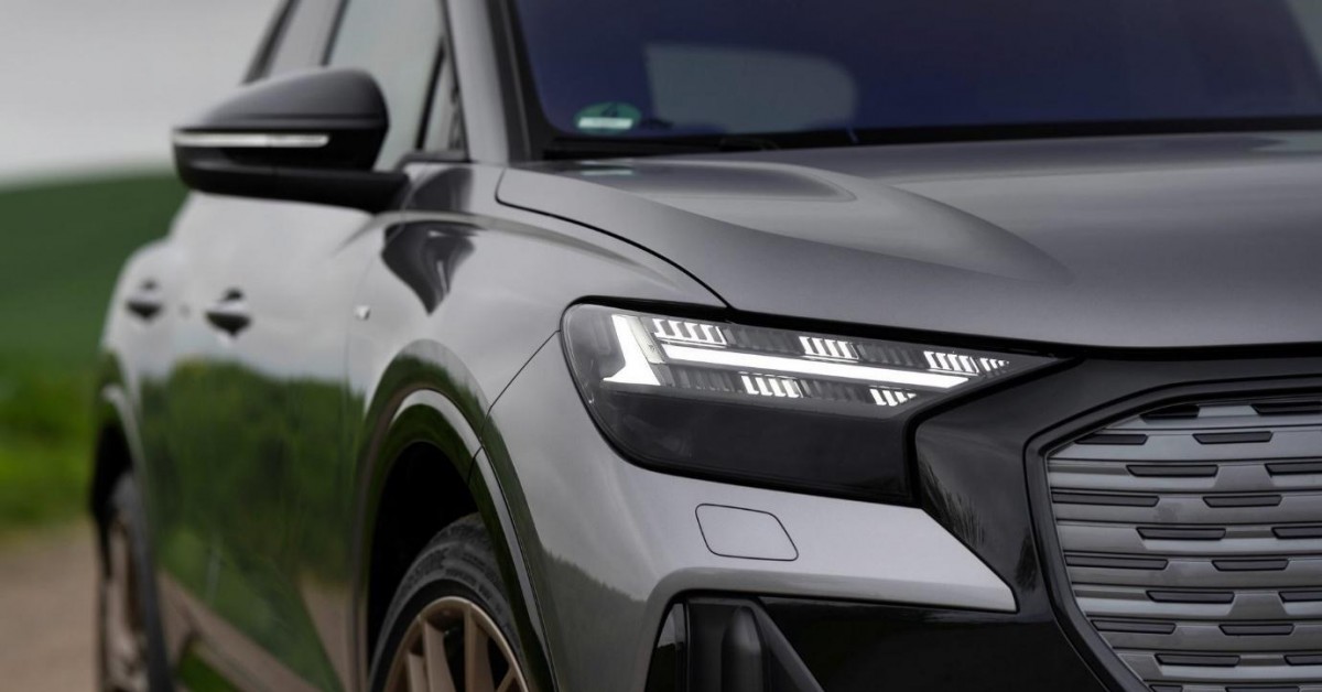 Audi Q4 has a unique digital light signature thanks to Matrix headlights