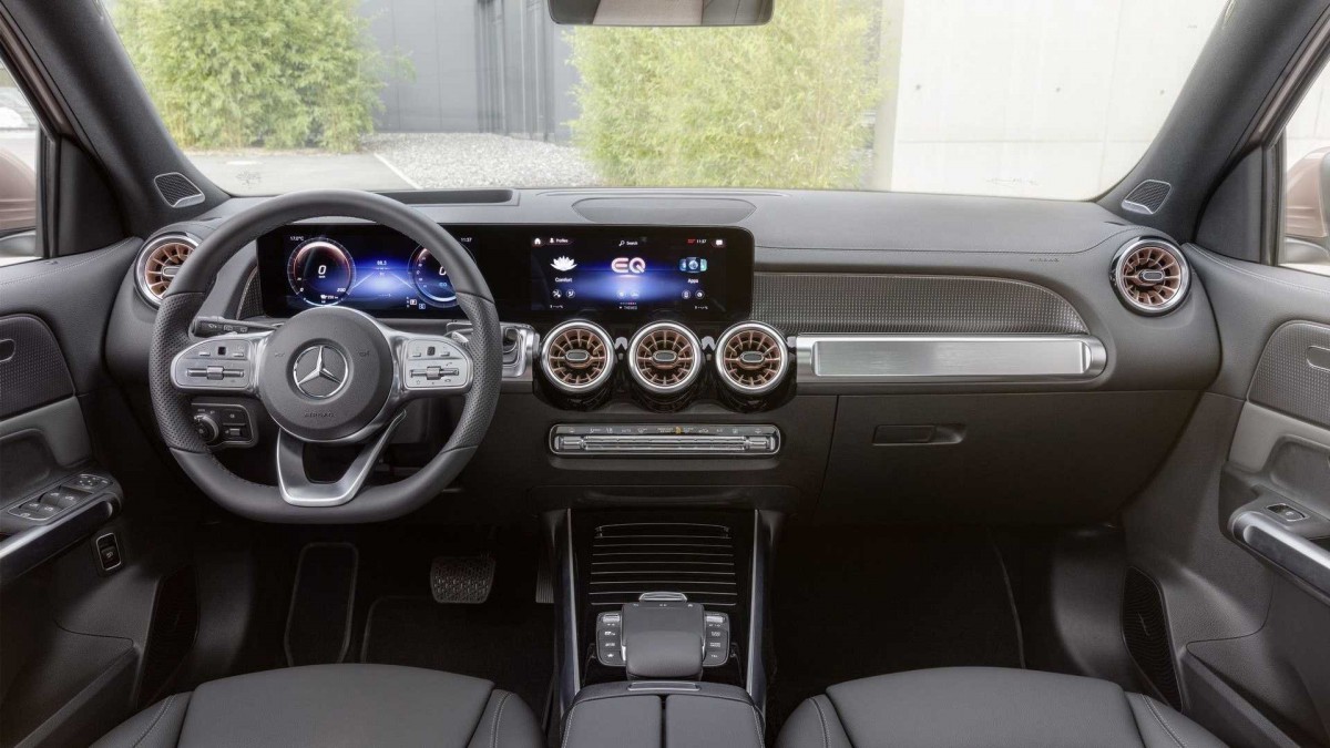 Interior of 2022 Mercedes-Benz EQB
