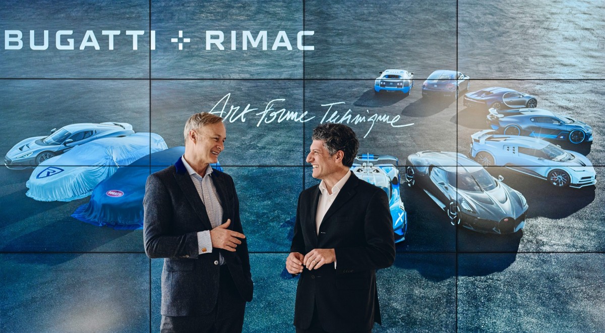 Rimac joined forces with Bugatti last year