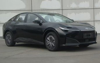 2023 Toyota bZ3 electric sedan photos leak online
