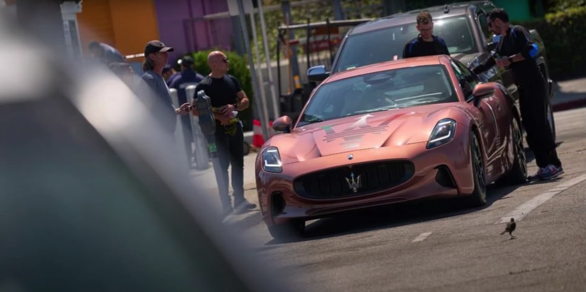 Электрический Maserati GranTurismo Folgore замечен за несколько дней до дебюта