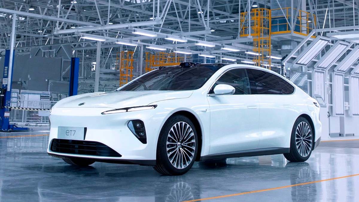 NIO ET7 is an upmarket electric sedan - will we see entry level sedan from FY?