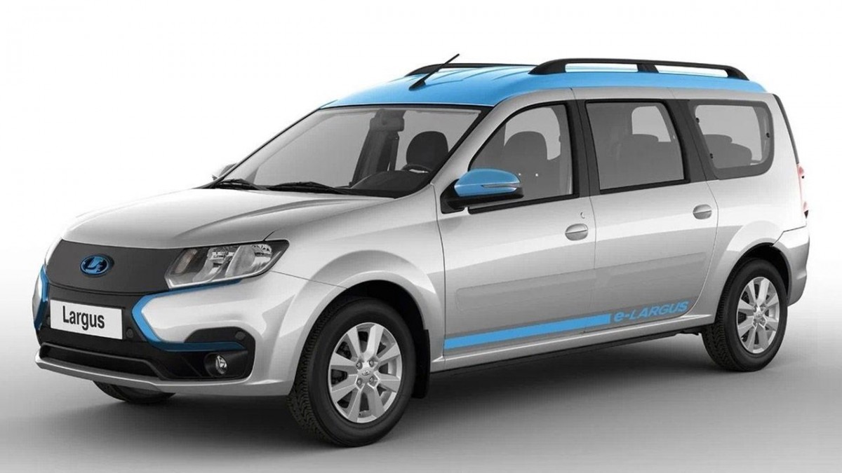 Lada e-Largus concept is an EV that looks like an old Dacia Logan MCV