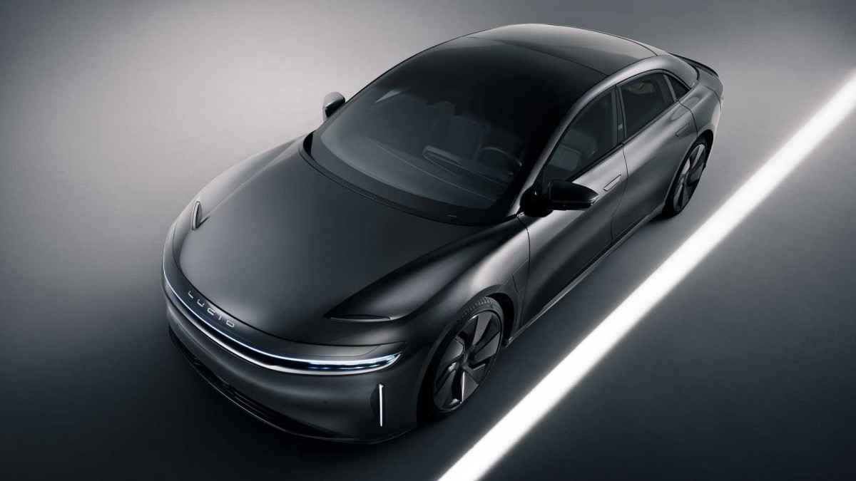 Lucid Air with Stealth Look option