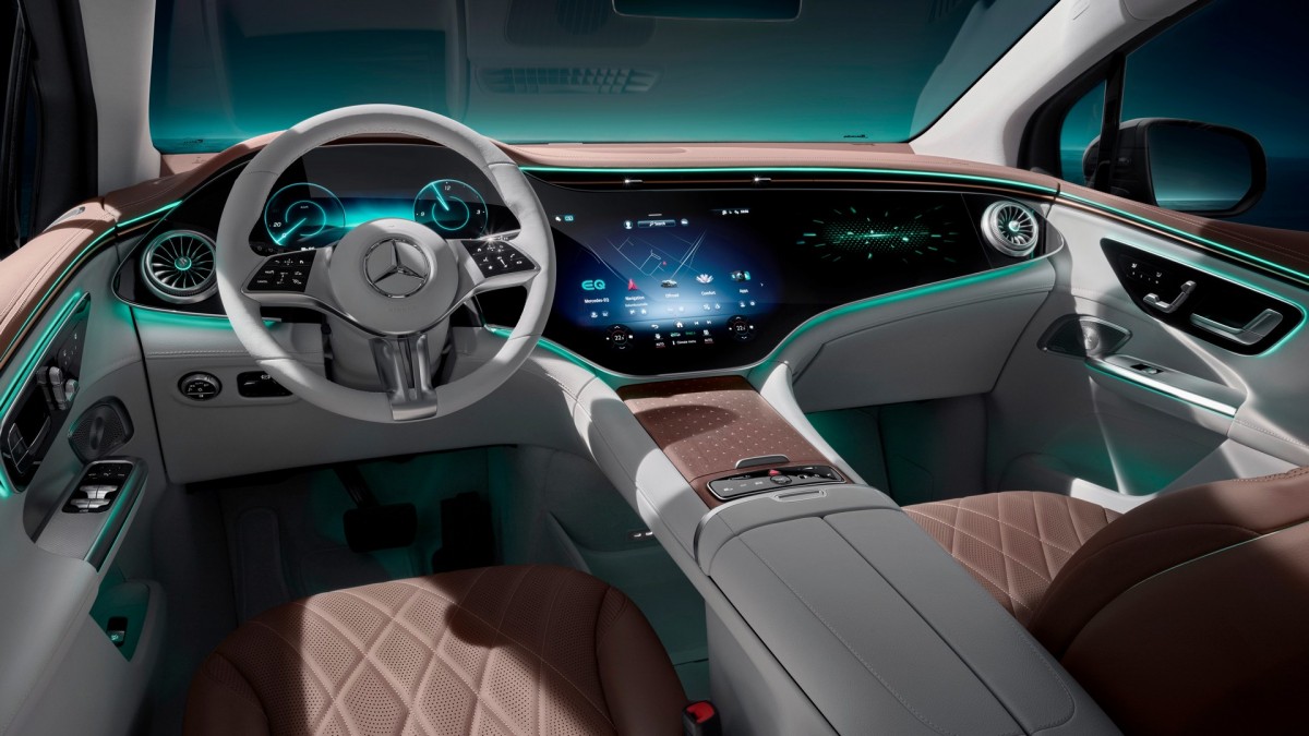 Mercedes-Benz reveals interior of the upcoming EQE SUV