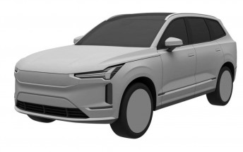 Unannounced Volvo EXC90 EV shows up in patent images
