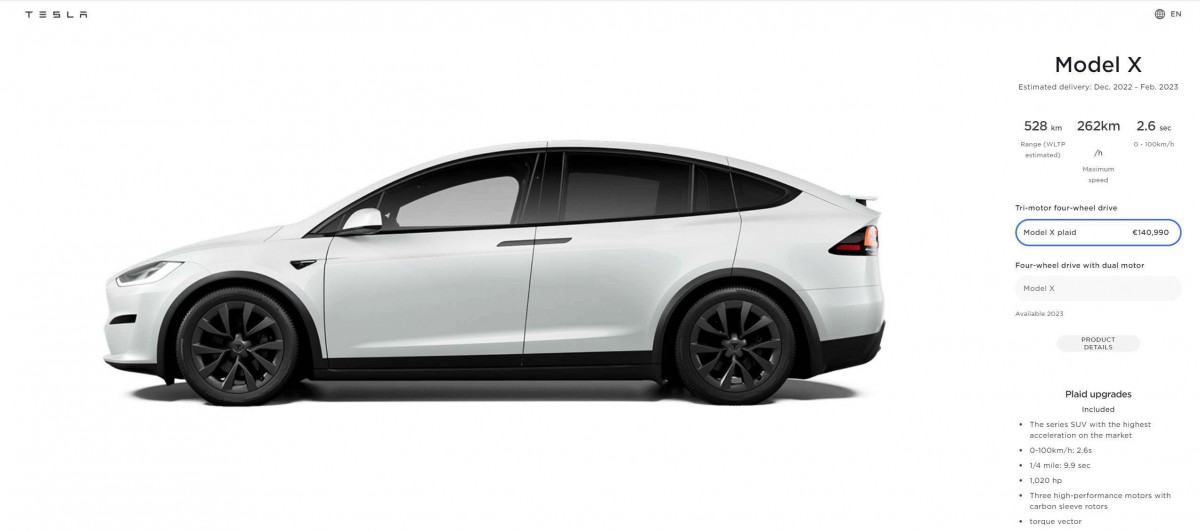 Tesla starts taking Model X and S orders in Europe again