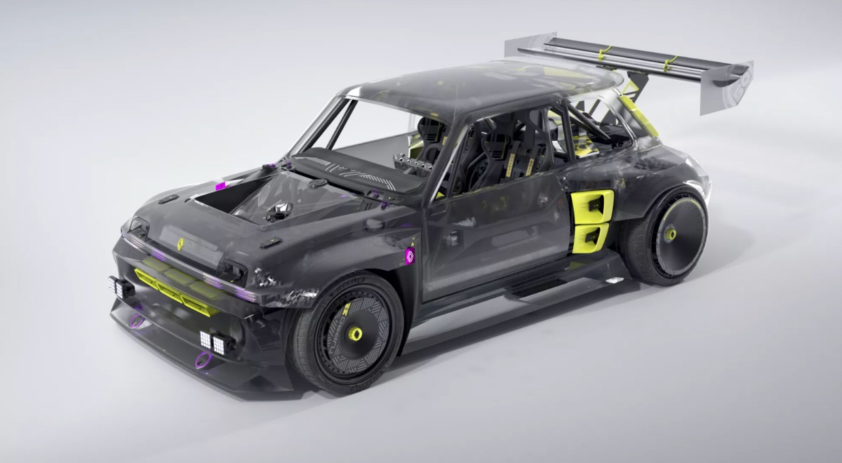 Renault R5 Turbo 3E is a 375 HP rear-wheel drive electric hooligan