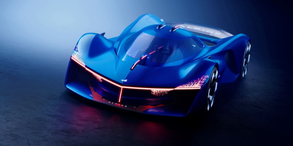 Alpine Alpenglow - hydrogen powered race car for the road - ArenaEV