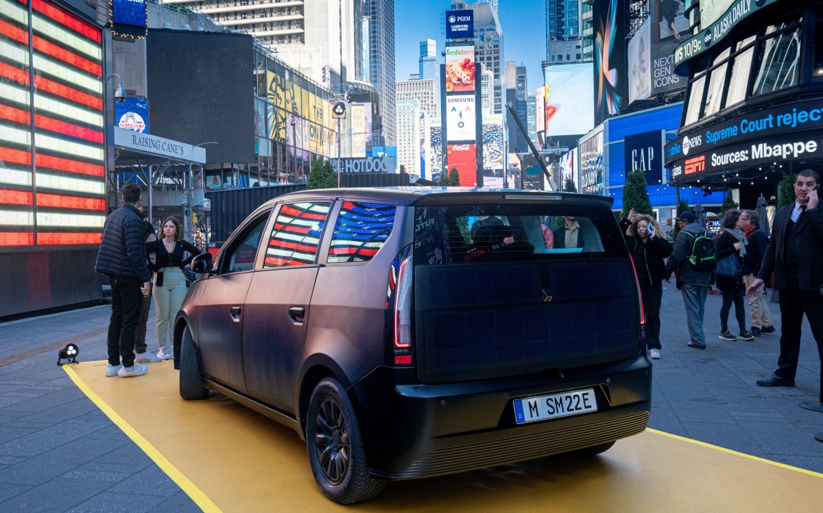 Sono Motors showcases the Sion affordable solar EV in the US