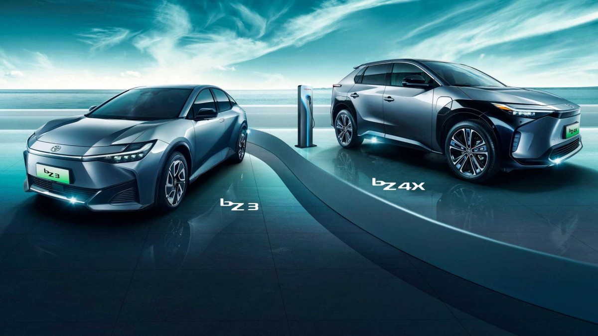 Toyota BZ3 is an electric sedan for China made with BYD