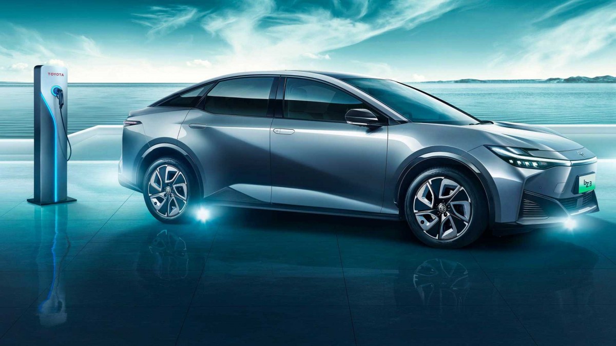 Toyota BZ3 is an electric sedan for China made with BYD