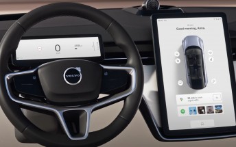 Volvo showcases the EX90's infotainment system