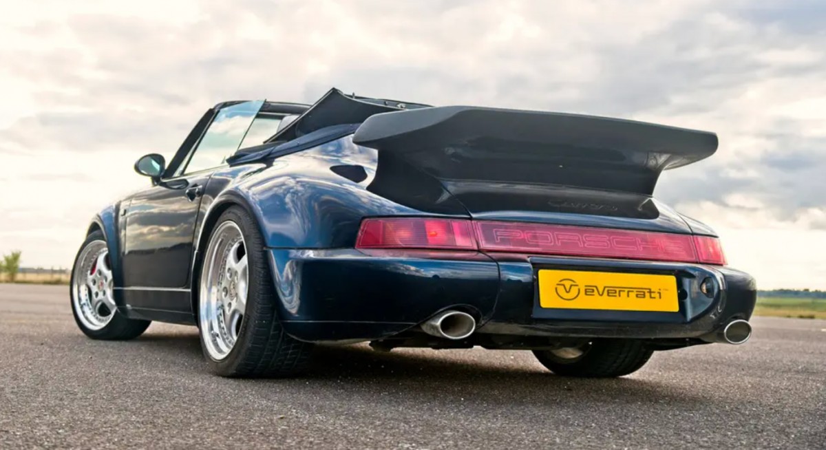 Everrati представила первый в мире электрический Porsche 964 Cabrio Widebody