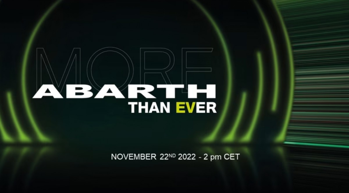 Electric Abarth 500 to be unveiled on November 22