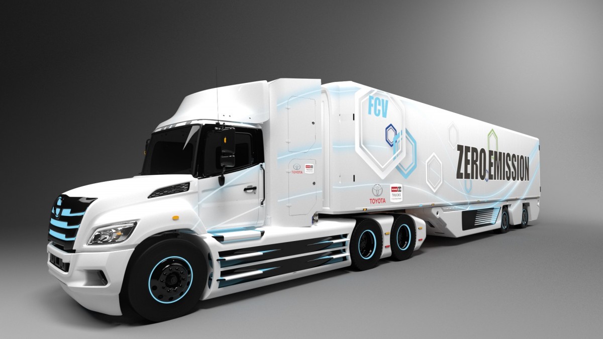 Battery power is not the only way - Toyota is working on hydrogen fuel-cell trucks