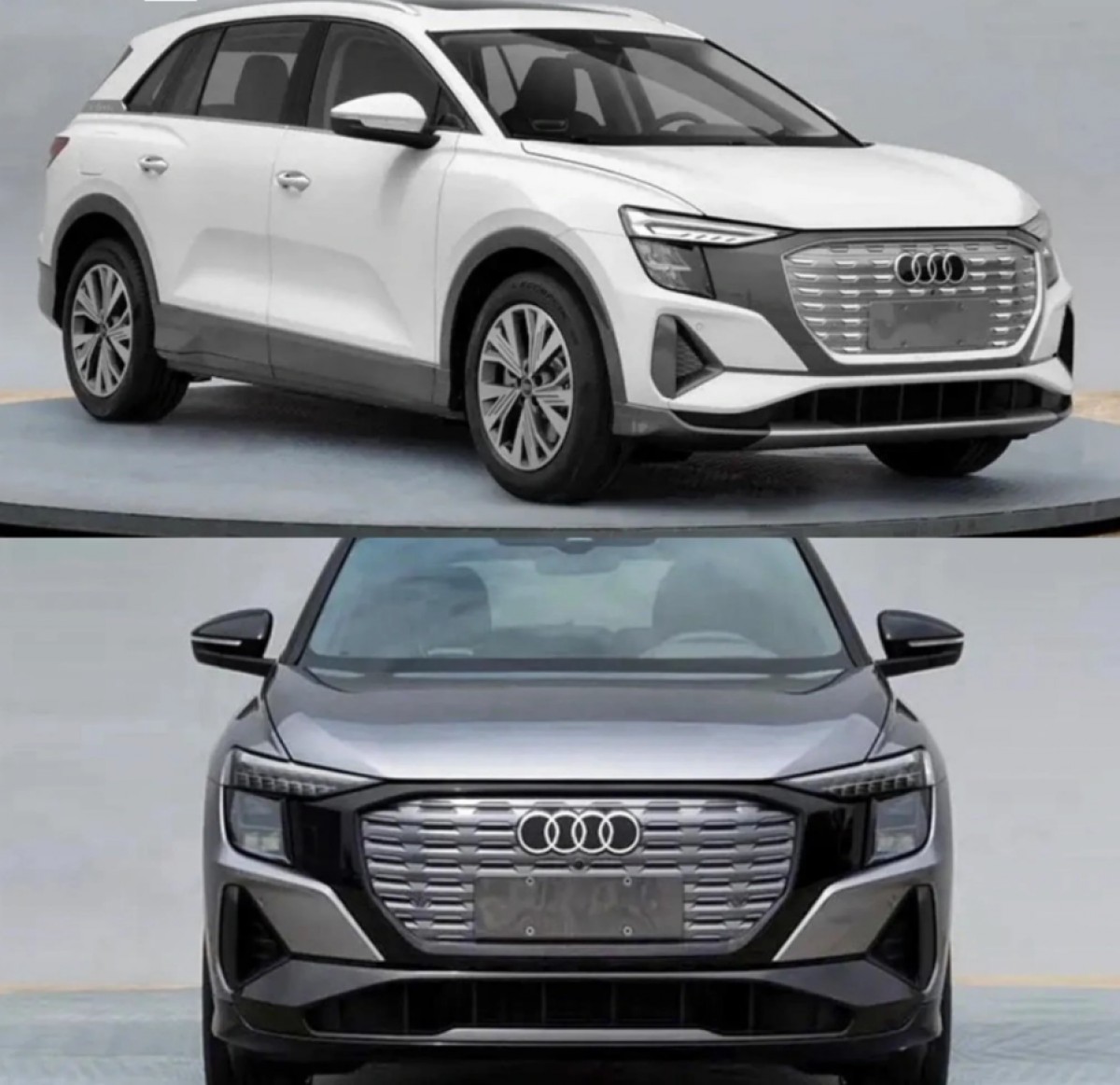 Audi q6 e-tron images leaked by the Chinese MIIT