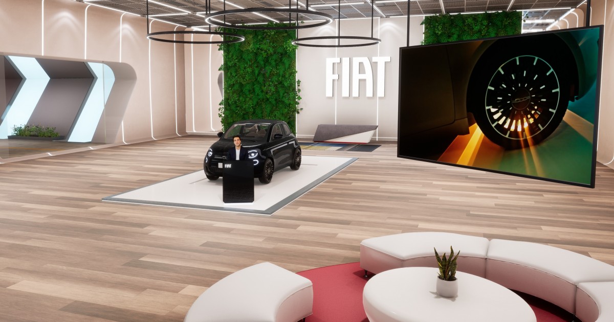 FIAT creates the world's first ''metaverse-powered showroom''