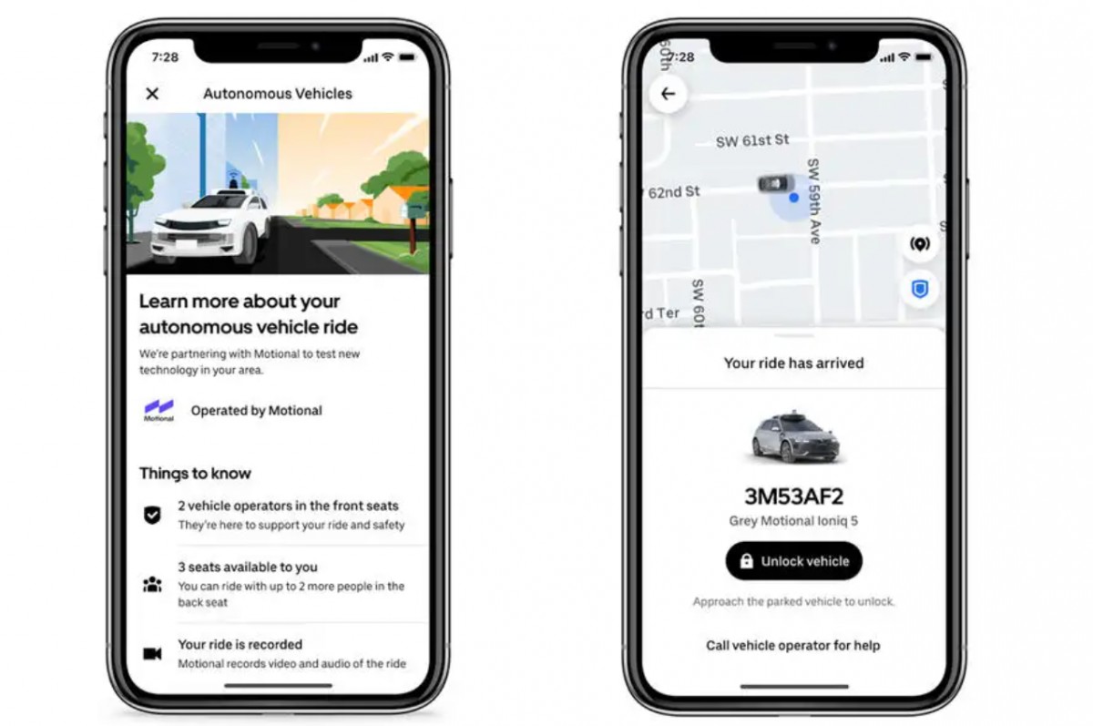 Uber And Motional Launch Autonomous Taxi Service In Las Vegas ArenaEV
