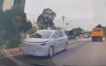 XPeng spotted in China testing its first MPV