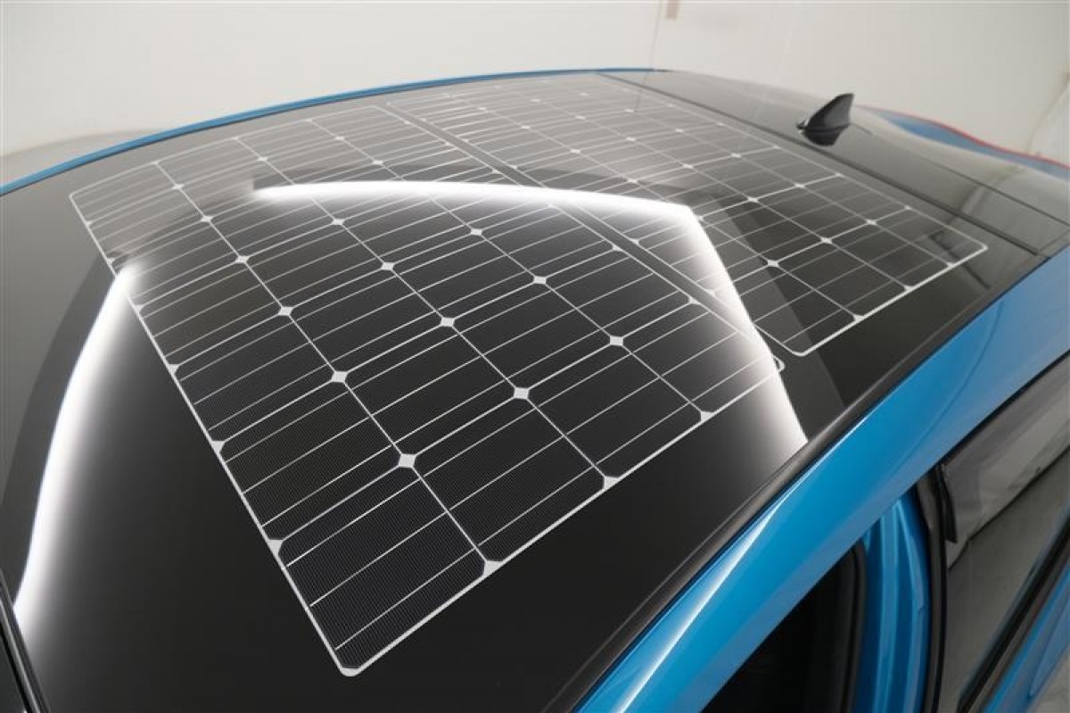 Solar for car deals roof