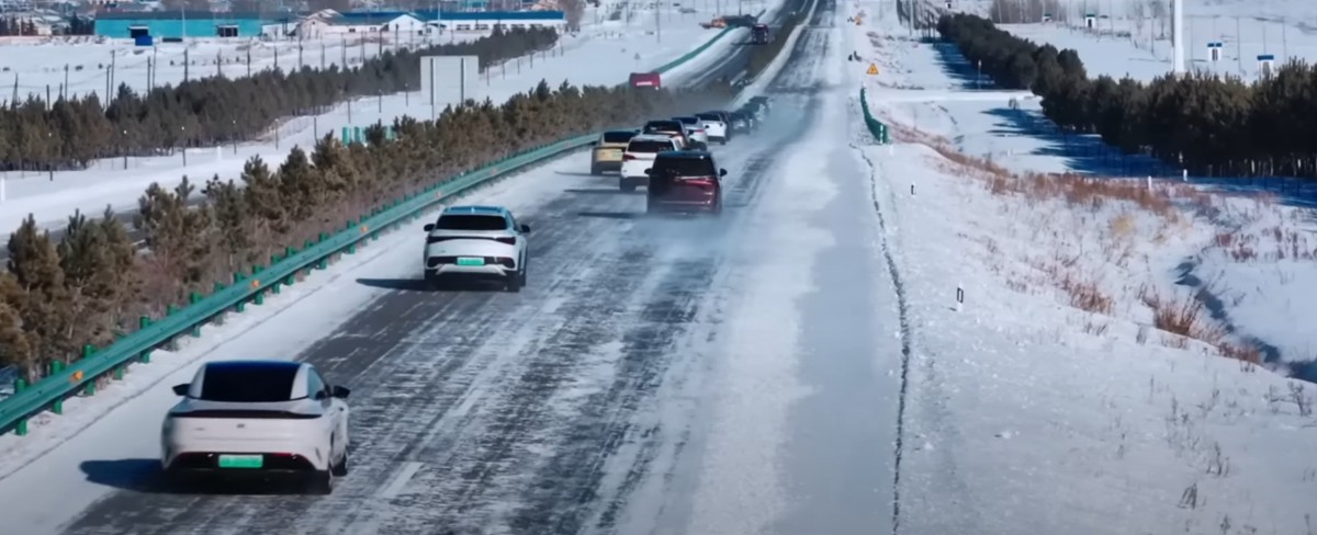 Another winter test shows that EVs lose about half their range in the cold