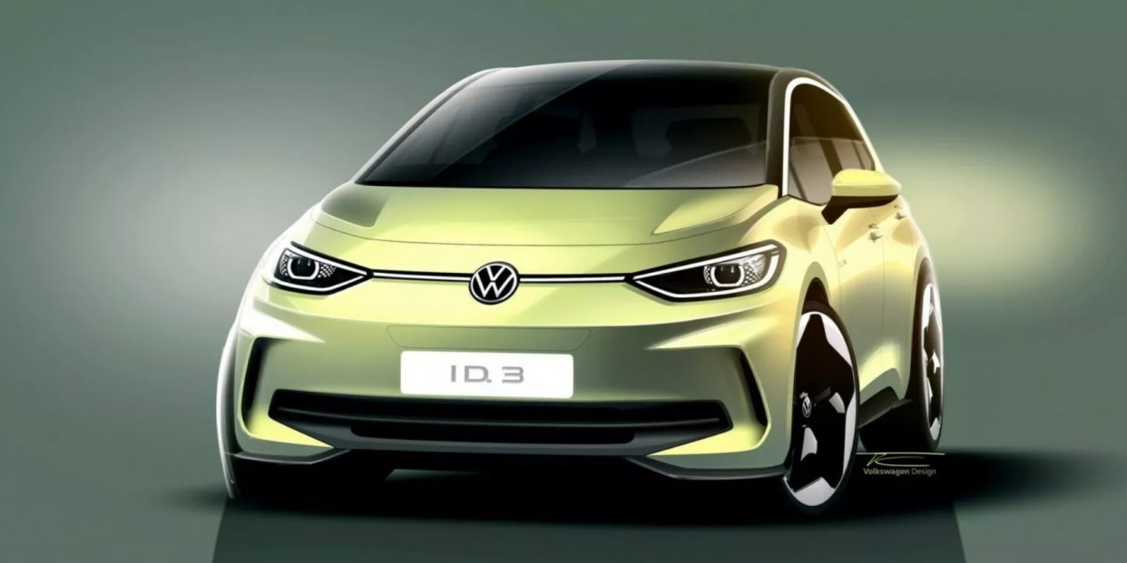  Identificación de VW revisada.  bromeó antes del debut de marzo