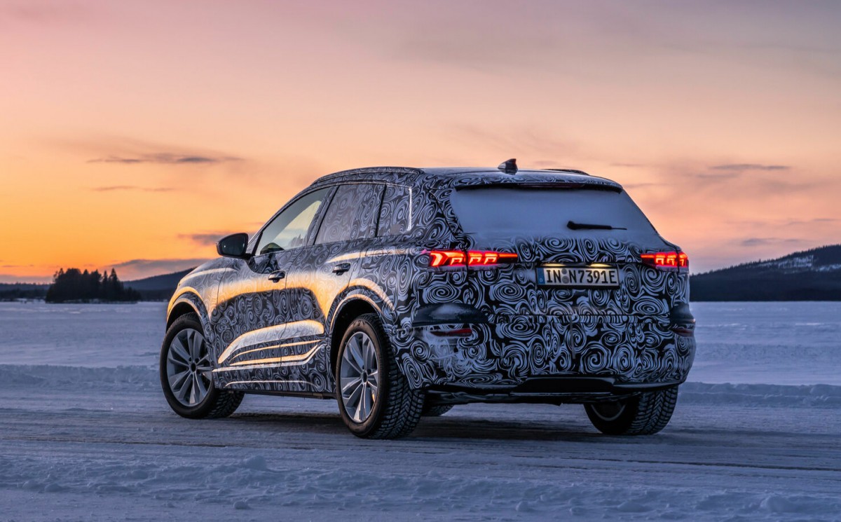 Audi puts the upcoming Q6 e-tron through winter testing