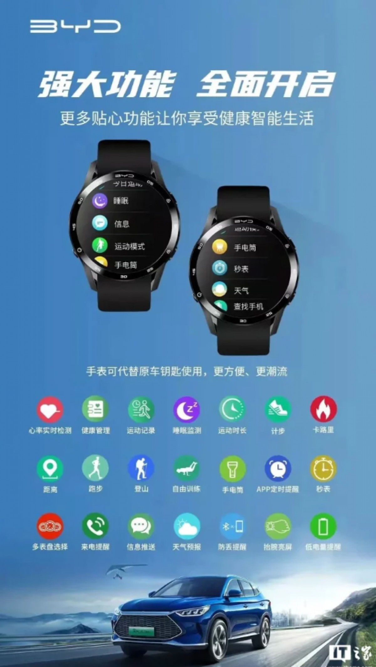 BYD smartwatch poster
