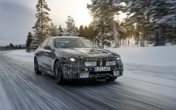 Electric BMW i5 undergoes snow and ice testing