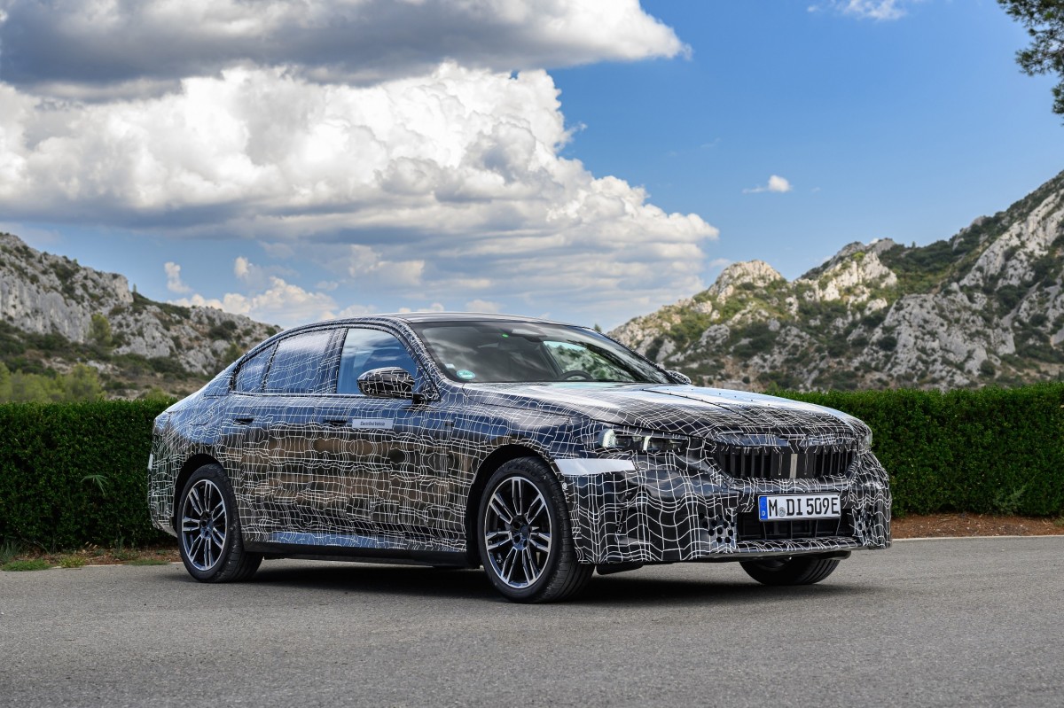Electric BMW i5 undergoes final tuning before the world premiere